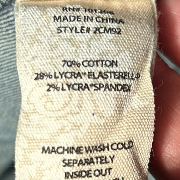 Soft Surroundings The Ultimate Denim Pull-on Skinny Jeans Women's Size M - Picture 8 of 8